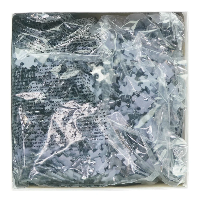 Silver look puzzle (str. 1000 brikker)