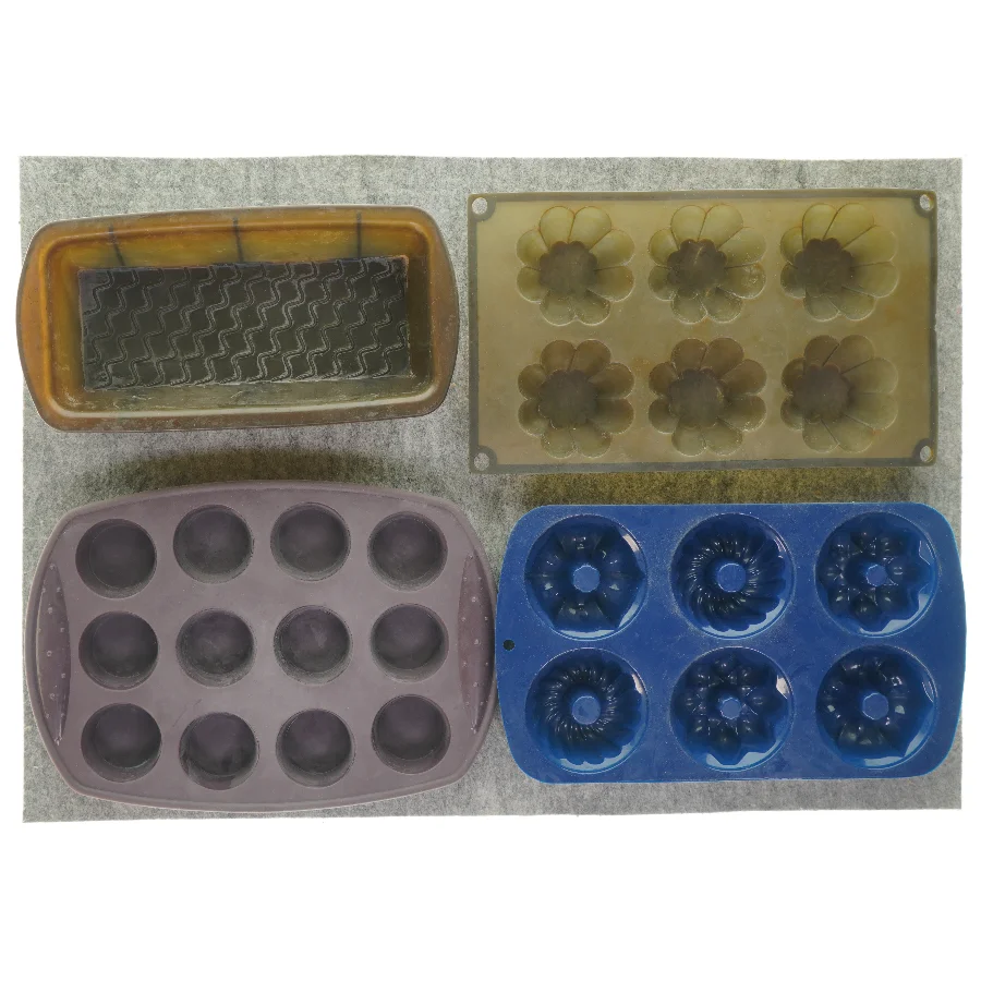 Bageforme 4 stk. (str. 28 x 18 og 31 x 18 og 30 x 18 og 26 x 13 x 8cm)