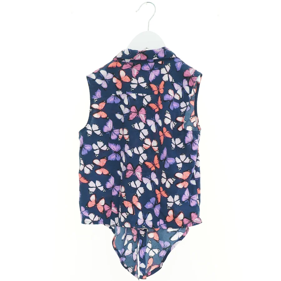 skjorte med bindebånd foran (str. 134 cm)