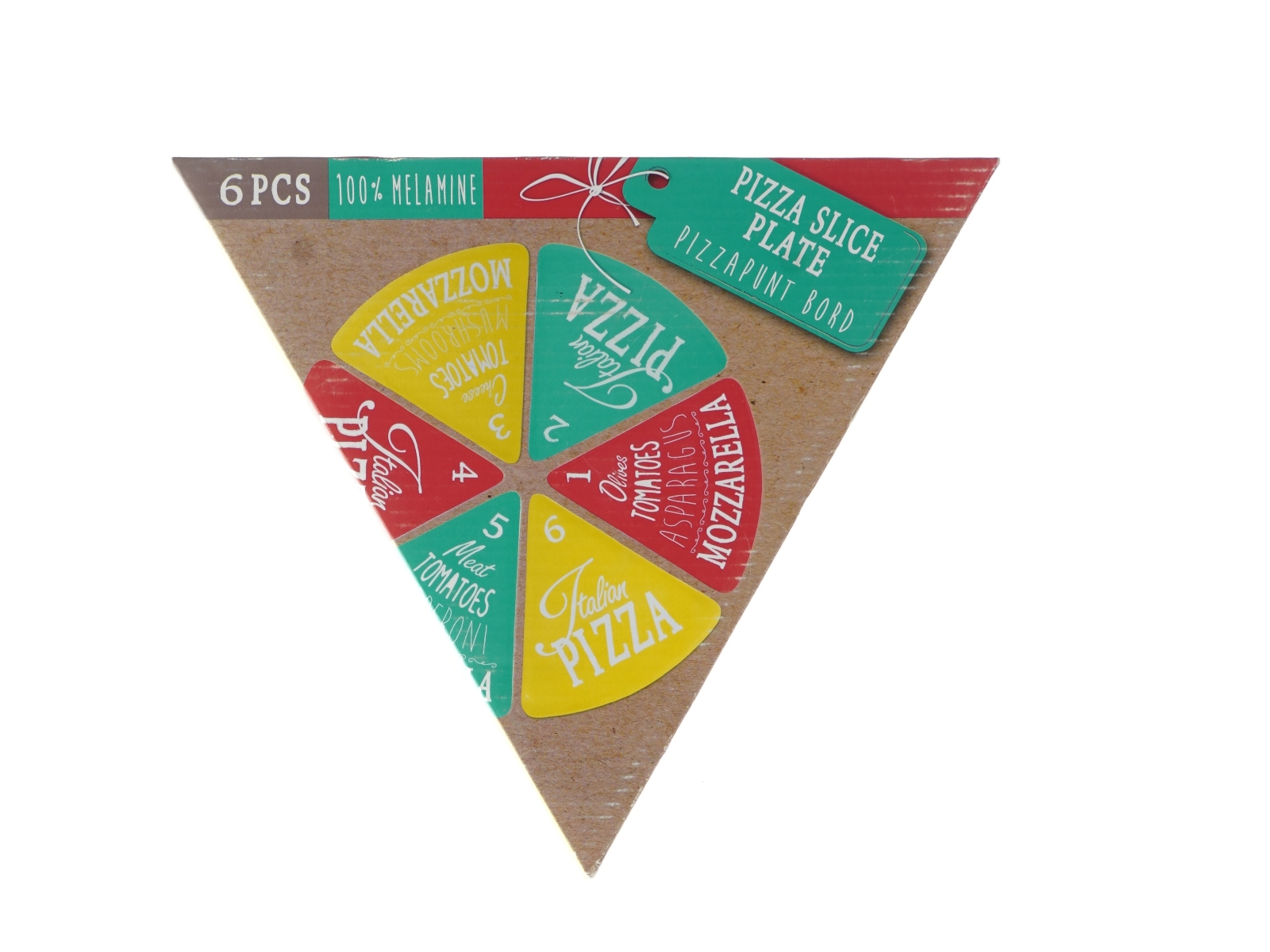 nye Pizza slice plate (str. 23 x 22cm)