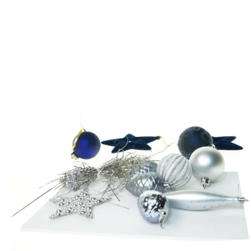 Retro Julepynt, 12 julekugler mm (str. 20 cm)