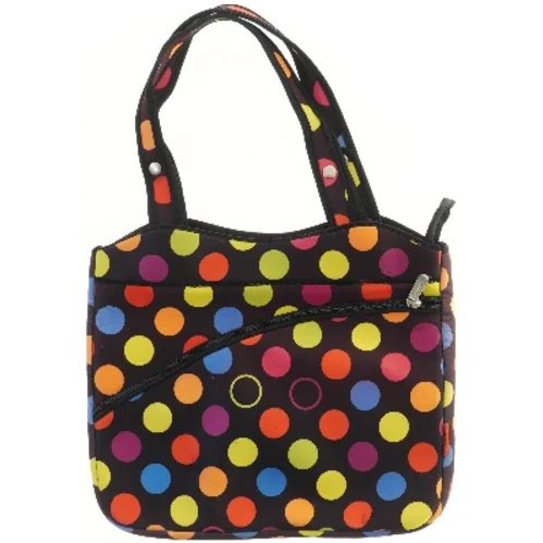 Farverig neopren computertaske, taske med prikker (str. 40x34 cm)