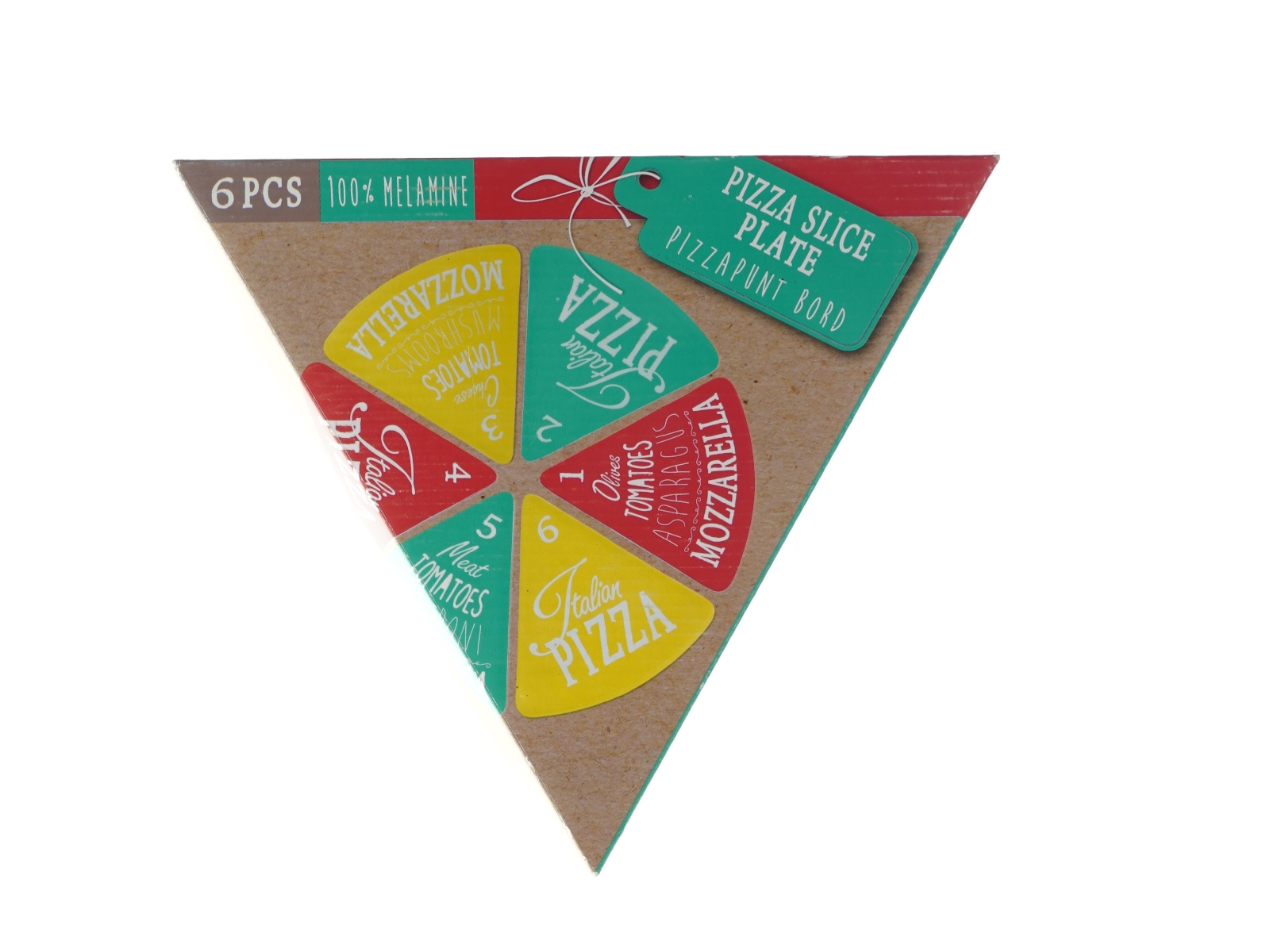 nye Pizza slice plate (str. 23 x 22cm)