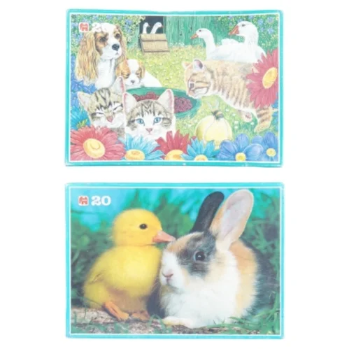 Puslespil (2 styks) med 20 brikker fra Jumbo