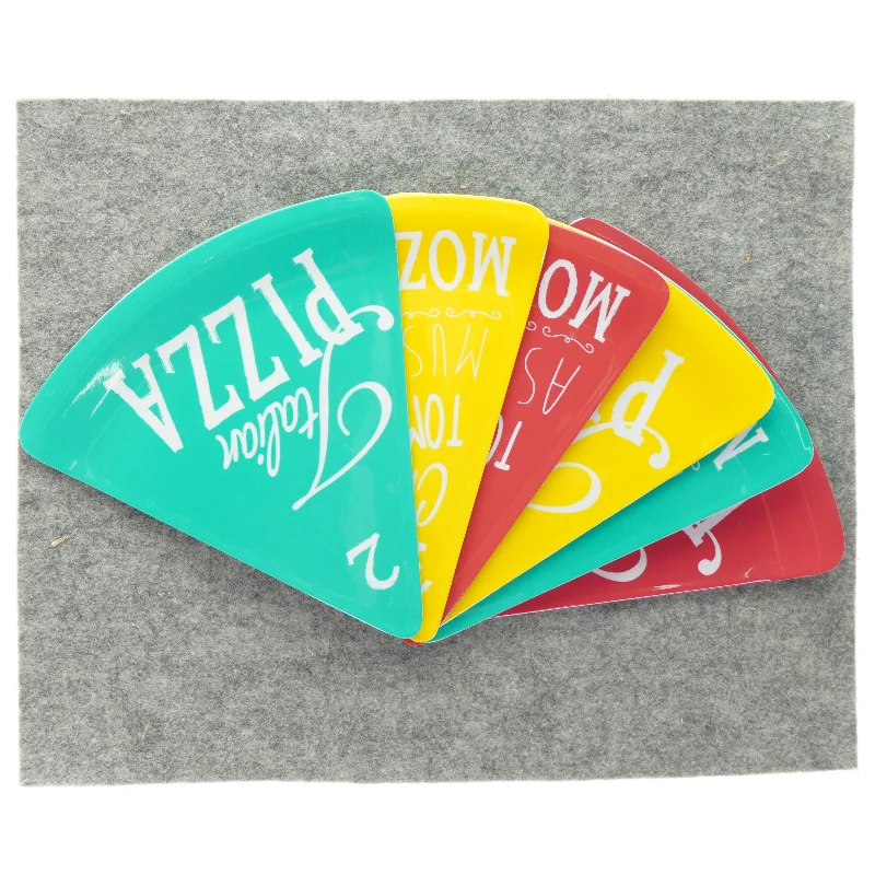 nye Pizza slice plate uden æske (str. 23 x 22cm)