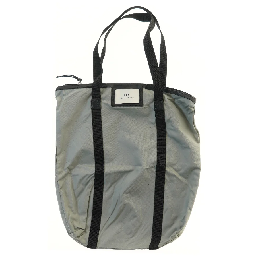Grå tote / taske med logo fra DAY (str. 47x41 cm)