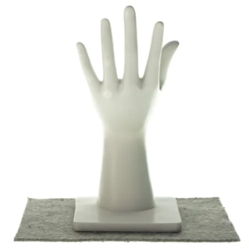Dekorativ hånd til decoration eller smykker (str. 12 x 12 x 25cm)
