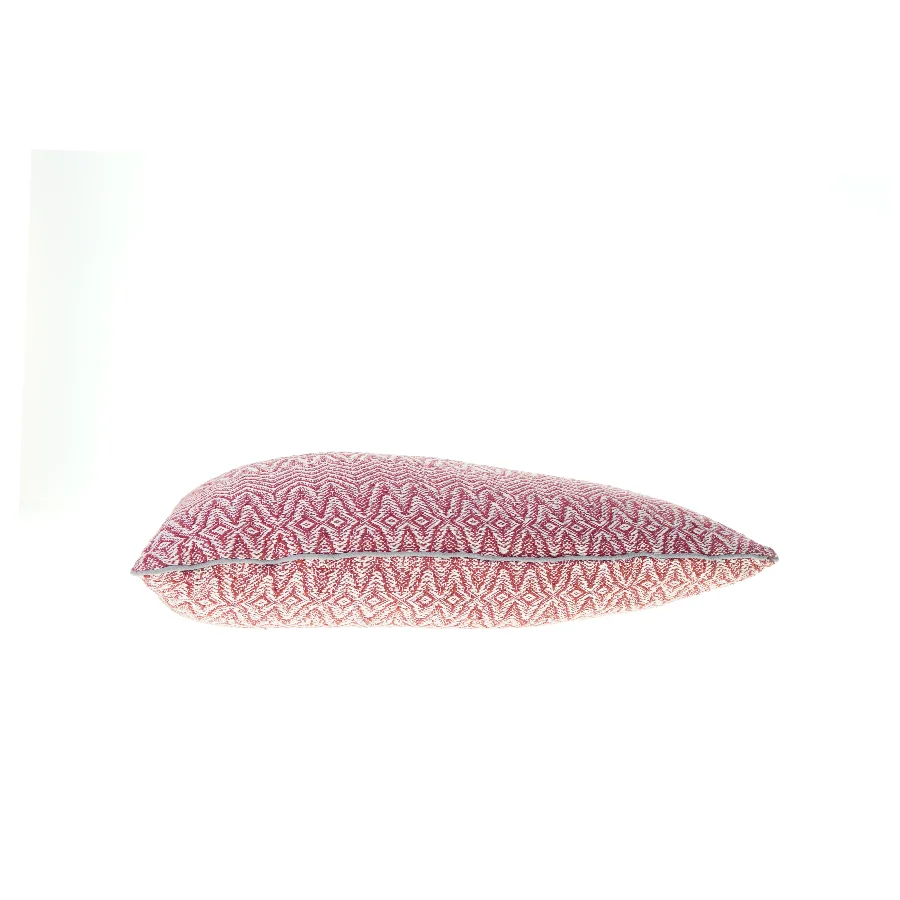 ny Pude i bourdeaux, hvid og sølv (str. 55 x 34 cm)