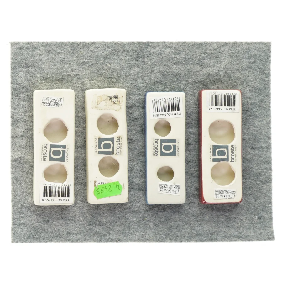 Lysestager 4 stk. fra Broste (str. 11 x 4cm)