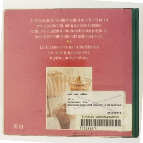 Dekorationer af Gie Simonsen (Bog)