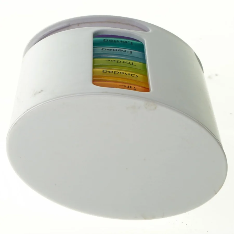 Pille æske med ugedage (str. 12 x 10 cm)