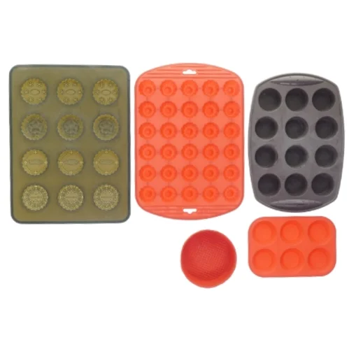 Bageforme 5 stk. (str. 33 x 24 og 31 x 20 og 20 x 14 og 34 x 26 og 5 x 15cm)