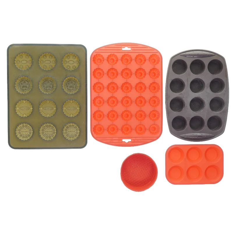 Bageforme 5 stk. (str. 33 x 24 og 31 x 20 og 20 x 14 og 34 x 26 og 5 x 15cm)