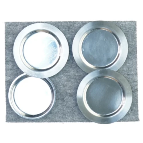 4 stk lyseholdere til bloklys (str. 10 cm)