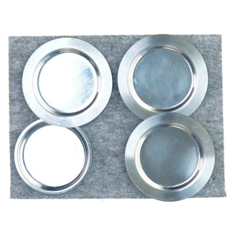 4 stk lyseholdere til bloklys (str. 10 cm)