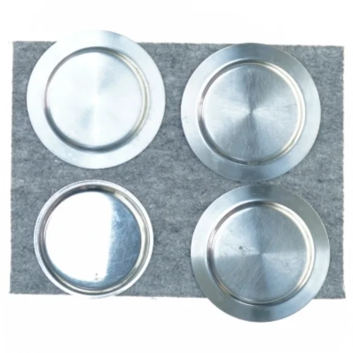 4 stk lyseholdere til bloklys (str. 10 cm)