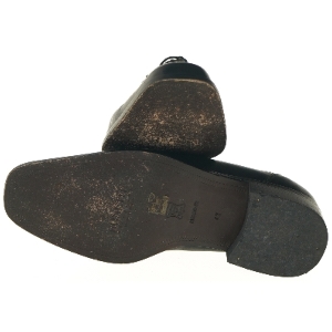 Herresko i læder, størrelse 43 fra Bonett (str. 43 )