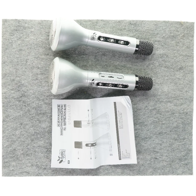 2 Karaoke mikrofoner (str. 22 x 8cm)