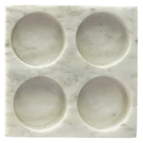 ubrugt marmor Lysestage fra Bahne (str. 11 x 11 )