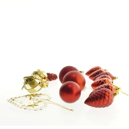 Vintage og retro blandet Julepynt 15 stk (str. Blandet)