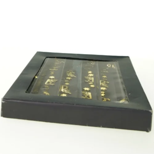 Julepynt lang guldfarvet guirlande