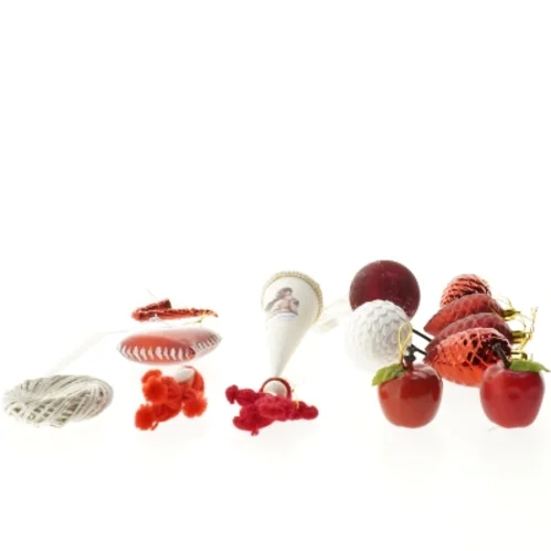 Vintage og retro blandet Julepynt 15 stk (str. Blandede størrelser)