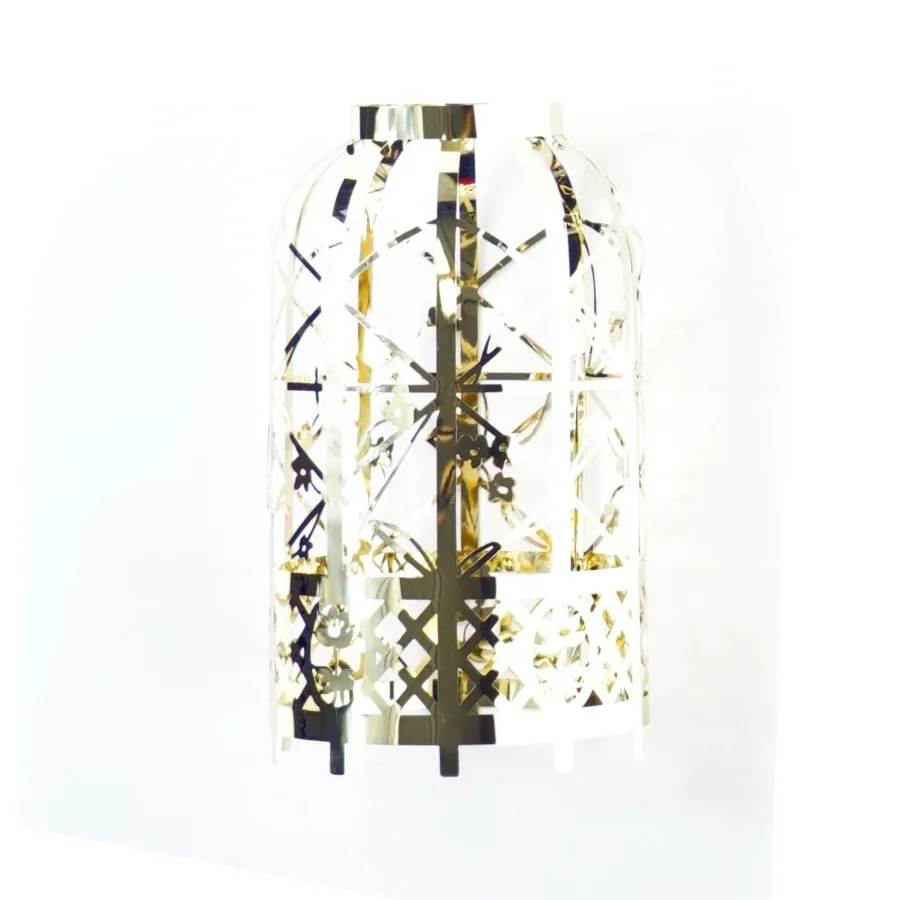 Julepynt, golden christmas fra Royal Copenhagen (str. 20 x 10 cm)