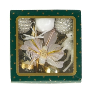 Julepynt, julekugler (str. 20 x 6 cm)
