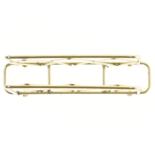 Guldfarvet servietholder, ny (str. 20x14 cm)