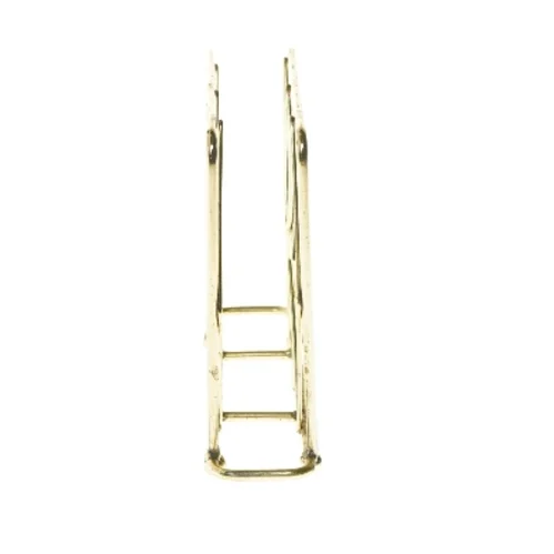 Guldfarvet servietholder, ny (str. 20x14 cm)