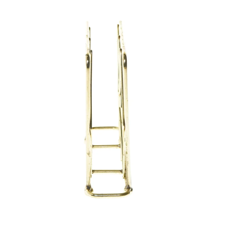 Guldfarvet servietholder, ny (str. 20x14 cm)