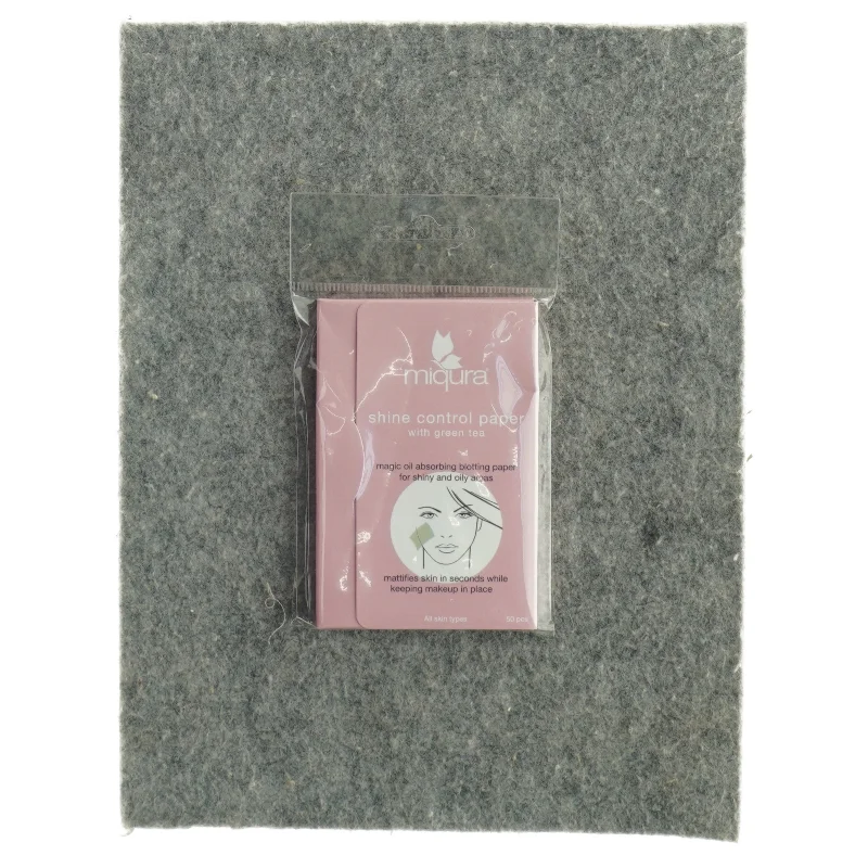 Shine control paper with Green tea fra MIQURA (str. 10.5 x 7)
