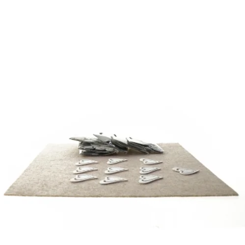 ubrugte Hjerter i hvidlakeret træ til dekoration fra Happy Moments (str. 6 x 4 cm)