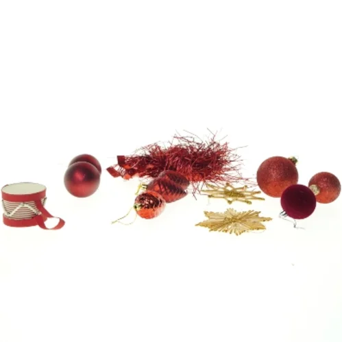 Retro og vintage Julepynt,12 julekugler mm (str. 20 cm)