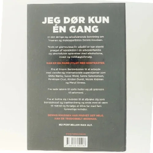 Jeg dør kun én gang af Dennis Knudsen (Bog)