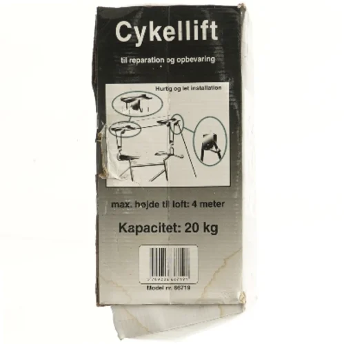 Cykellift til reparation og opbevaring (str. 20 kg 40 m cm)