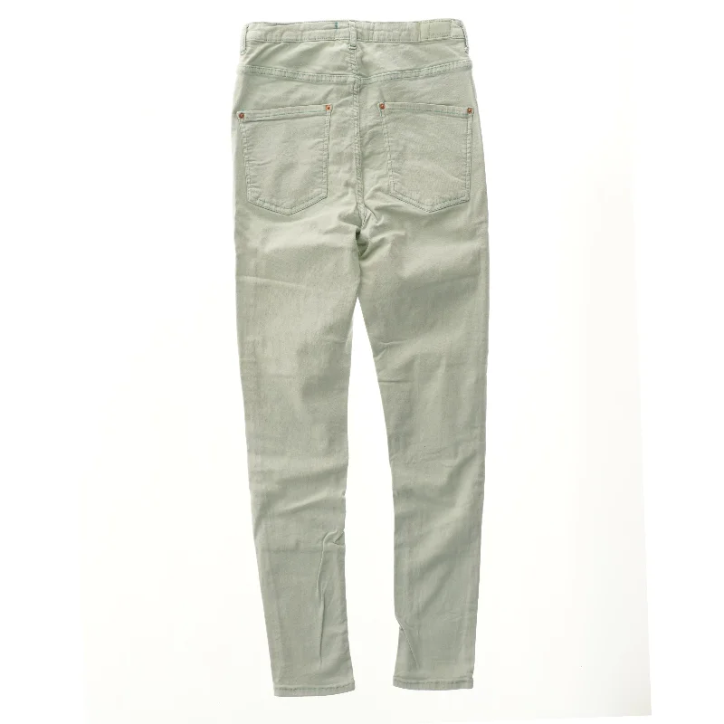 Lysegrøn Jeans fra Gina Tricot (str. L)