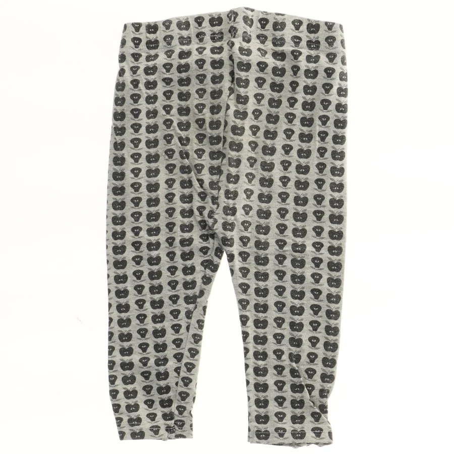 Grå leggings med æblemønster fra Mads & Mette (str. 98)