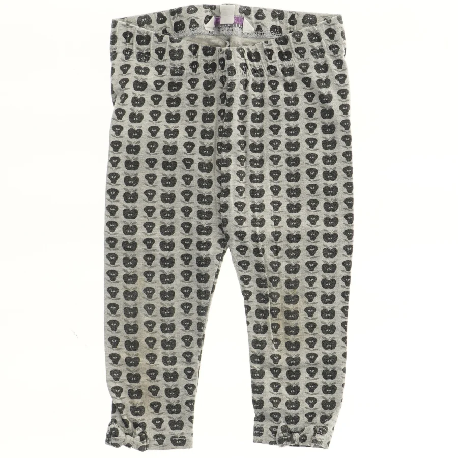 Grå leggings med æblemønster fra Mads & Mette (str. 98)