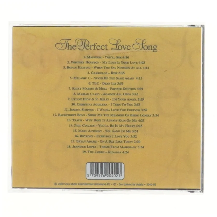 The Perfect Love Song CD