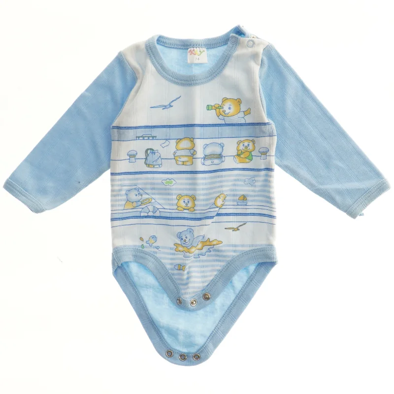 Langærmet bodystocking med bjørnemotiv fra K&Y (str. 74)