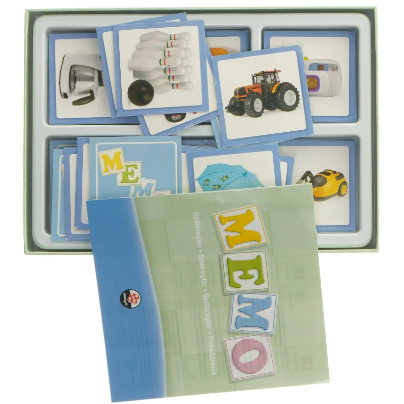 Memo spil fra Danspil (str. 24x16,5 cm)