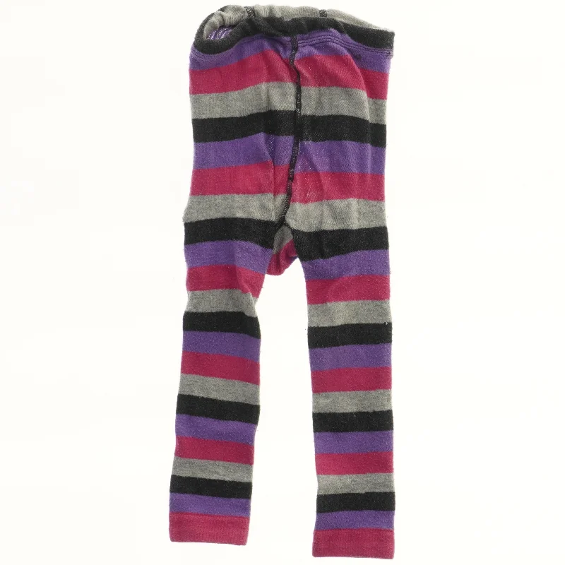 Strikkede strømpebukser i farvestriber (str. 98)