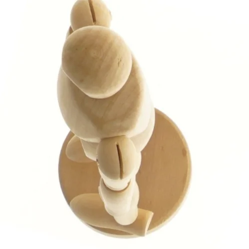 Træ mannequin figur 33 cm (str. 33 cm)