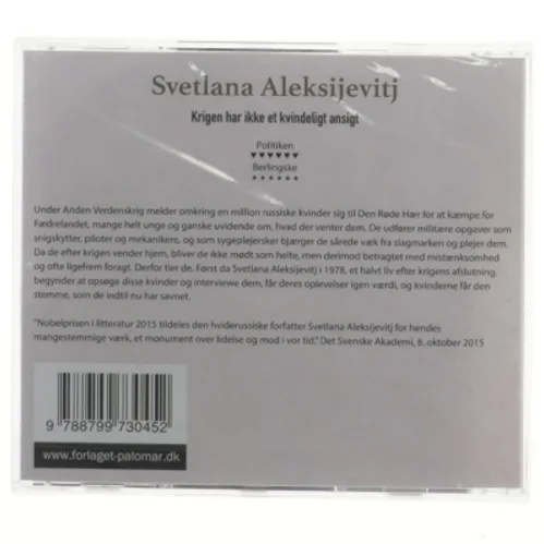 Krigen har ikke et kvindeligt ansigt MP3-CD
