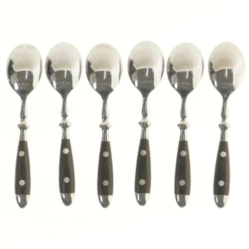 Bestiksæt i rustfrit stål (str. 6 styk, 15 cm)