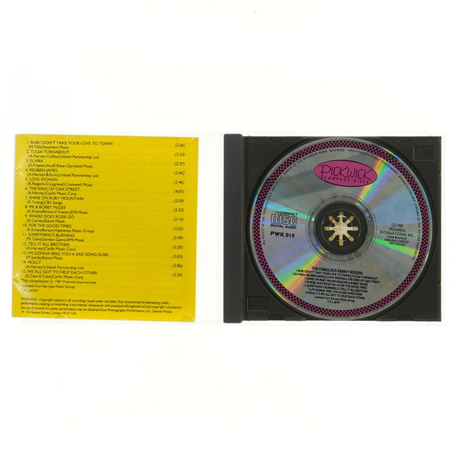 The Fabulous Kenny Rogers CD