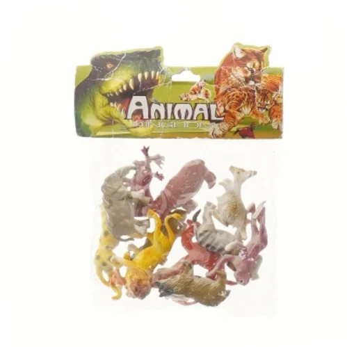 Pakke med plastdyrefigurer (str. 17x12 cm)