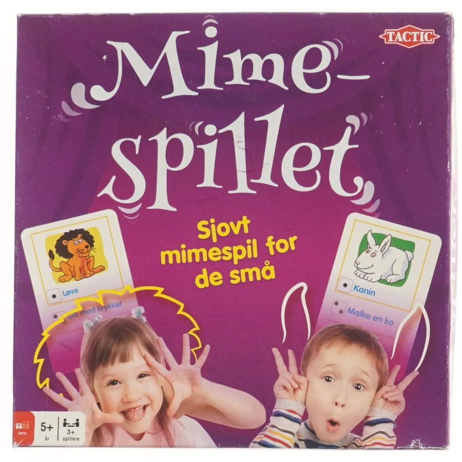 Mime-spillet brætspil (str. 6x25x25 cm)