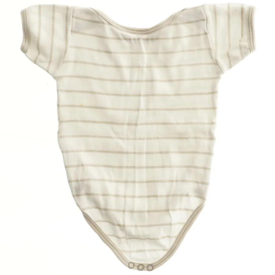 Kortærmet bodystocking med striber (str. 68)